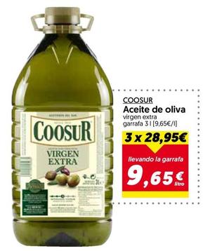 Oferta de Coosur - Aceite De Oliva por 9,65€ en Hiper Usera