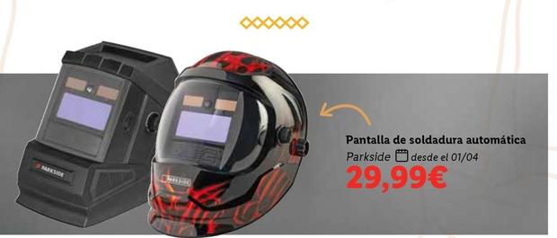 Oferta de Parkside - Pantalla De Soldadura Automatica por 29,99€ en Lidl