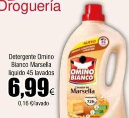 Oferta de Omino Bianco - Detergente Marsella Líquido 45 Lavados por 6,99€ en Froiz