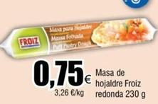 Oferta de Froiz - Masa De Hojaldre por 0,75€ en Froiz