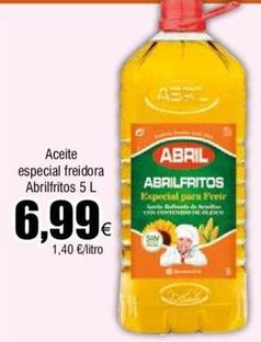 Oferta de Abril - Aceite Especial Freidora Fritos por 6,99€ en Froiz