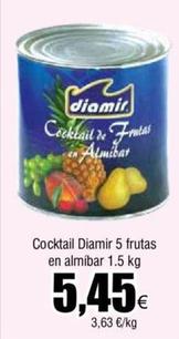 Oferta de Diamir - Cocktail 5 Frutas En Almíbar por 5,45€ en Froiz
