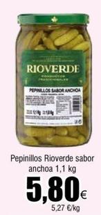 Oferta de Rioverde - Pepinillos Sabor Anchoa por 5,8€ en Froiz