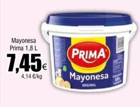 Oferta de Prima - Mayonesa por 7,45€ en Froiz