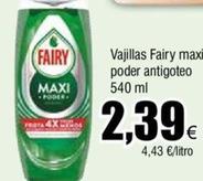 Oferta de Fairy - Vajillasi Max Poder Antigoteo por 2,39€ en Froiz