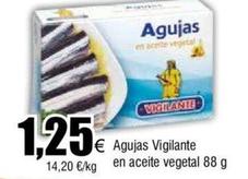 Oferta de Vigilante - Agujas En Aceite Vegetal por 1,25€ en Froiz
