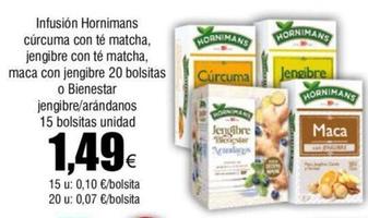 Oferta de Hornimans - Infusión Cúrcuma Con Té Matcha por 1,49€ en Froiz