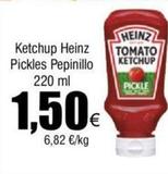 Oferta de Heinz - Ketchup Pickles Pepinillo por 1,5€ en Froiz