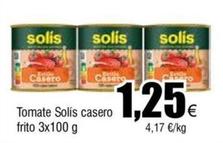Oferta de Solís - Tomate Casero Frito por 1,25€ en Froiz