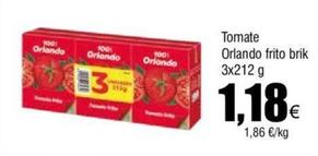 Oferta de Orlando - Tomate Frito por 1,18€ en Froiz