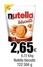 Oferta de Nutella - Biscuits por 2,65€ en Froiz