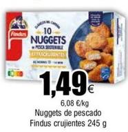 Oferta de Findus - Nuggets De Pescado Crujientes por 1,49€ en Froiz