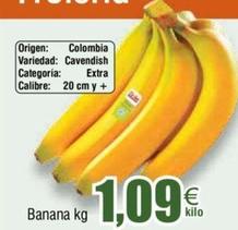 Oferta de Banana por 1,09€ en Froiz