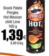 Oferta de Pringles - Snack Patata Hot Mexican Chilli Lime por 1,39€ en Froiz