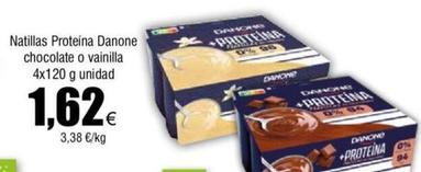 Oferta de Danone - Natillas Proteína Chocolate O Vainilla por 1,62€ en Froiz