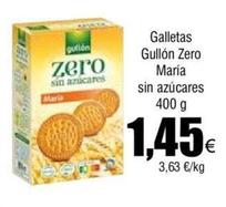 Oferta de Gullón - Galletas Zero María Sin Azúcares por 1,45€ en Froiz