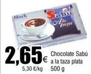 Oferta de Sabú - Chocolate A La Taza por 2,65€ en Froiz