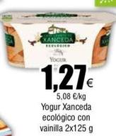 Oferta de Xanceda - Yogur Ecológico Con Vainilla por 1,27€ en Froiz