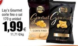 Oferta de Lay's - Gourmet Corte Fino O Sal por 1,99€ en Froiz