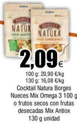 Oferta de Borges - Cocktail Natura Nueces Mix Omega 3 por 2,09€ en Froiz