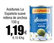Oferta de La Española - Aceitunas Suave Rellena De Anchoa por 1,19€ en Froiz