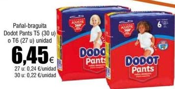 Oferta de Dodot - Pañal-Braguita Pants T5 por 6,45€ en Froiz