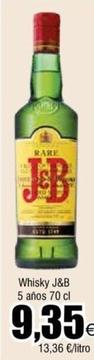 Oferta de J&b - Whisky por 9,35€ en Froiz