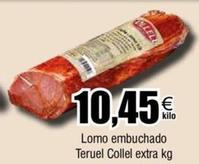 Oferta de Teruel - Lomo Embuchado Collel Extra por 10,45€ en Froiz