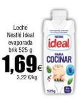 Oferta de Nestlé - Leche Ideal Evaporada Brik por 1,69€ en Froiz