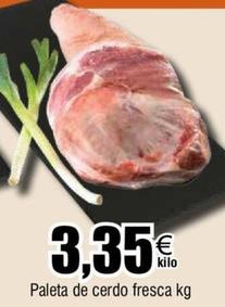 Oferta de Paleta De Cerdo Fresca por 3,35€ en Froiz
