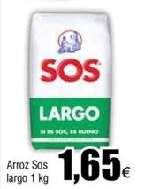 Oferta de Sos - Arroz Largo por 1,65€ en Froiz
