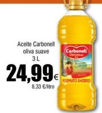 Oferta de Carbonell - Aceite Oliva Suave por 24,99€ en Froiz