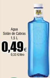 Oferta de Solán De Cabras - Agua por 0,49€ en Froiz