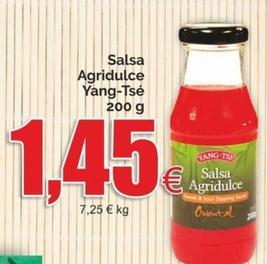 Oferta de Yang-tsé - Salsa Agridulce por 1,45€ en Froiz