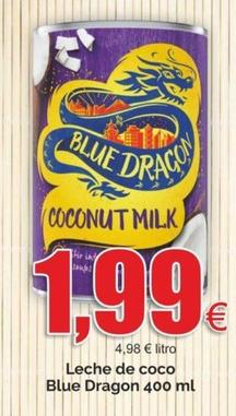 Oferta de Blue Dragon - Leche De Coco por 1,99€ en Froiz