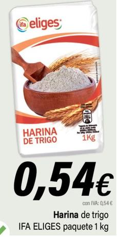 Oferta de Harina de trigo por 0,54€ en Cash Ifa