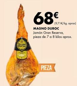 Oferta de Jamón por 68€ en Supermercados Lupa