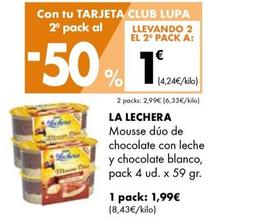 Oferta de Mousse por 1,99€ en Supermercados Lupa