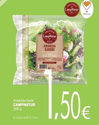 Oferta de Ensaladas por 1,5€ en Valvi Supermercats