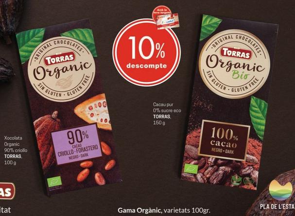 Oferta de Chocolate en Valvi Supermercats