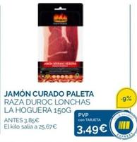Oferta de Jamón curado por 3,49€ en La Despensa Express