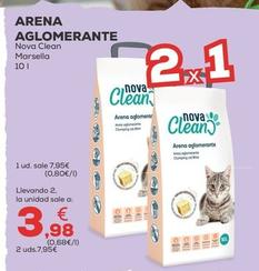 Oferta de Nova Clean - Arena Aglomerante por 7,95€ en Kiwoko