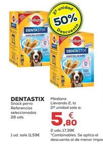 Oferta de Pedigree - Dentastix Snack Perro  por 11,59€ en Kiwoko