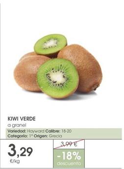 Oferta de Kiwis por 3,29€ en Supermercados Plaza