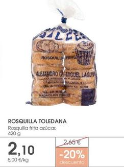 Oferta de Rosquillas por 2,1€ en Supermercados Plaza