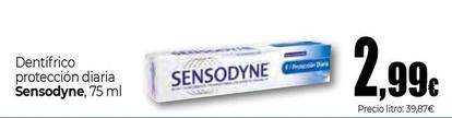 Oferta de Sensodyne - Dentifrico Protección Diaria por 2,99€ en Unide Market
