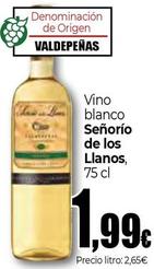 Oferta de Señorío De Los Llanos - Vino Blanco por 1,99€ en Unide Market