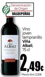 Oferta de Viña Albali - Vino Joven Tempranillo por 2,49€ en Unide Market