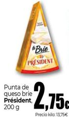 Oferta de Président - Punta De Queso Brie por 2,75€ en Unide Market