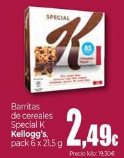 Oferta de Kellogg's - Barritas De Cereales Special K por 2,49€ en Unide Market